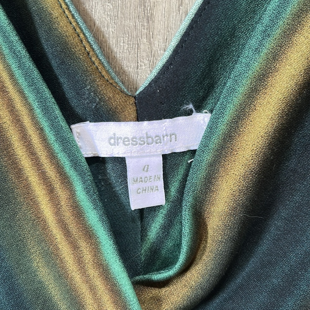 Dressbarn V-Neck Dress Sz 4 - Picture 3 of 6
